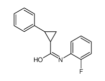 Cyclopropanecarboxamide, N-(2-fluorophenyl)-2-phenyl- (9CI) structure