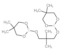 1,3,2-Dioxaborinane,2,2'-[2,2-dimethyl-1,3-propanediylbis(oxy)]bis[5,5-dimethyl- Structure