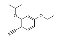 Benzonitrile, 4-ethoxy-2-(1-methylethoxy)- (9CI) structure