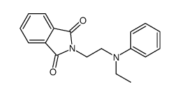 N-[2-(N-ethylanilino)ethyl]phthalimide结构式