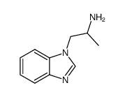 1H-Benzimidazole-1-ethanamine,alpha-methyl-(9CI) structure