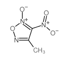 1,2,5-Oxadiazole,3-methyl-4-nitro-, 5-oxide Structure