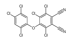 3,4,6-trichloro-5-(2,4,5-trichlorophenoxy)benzene-1,2-dicarbonitrile Structure