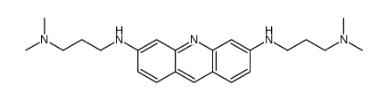 3-N,6-N-bis[3-(dimethylamino)propyl]acridine-3,6-diamine结构式