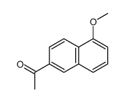 1-(5-methoxynaphthalen-2-yl)ethanone Structure