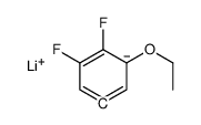 lithium,1-ethoxy-2,3-difluorobenzene-5-ide Structure
