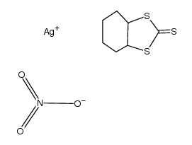 AgNO3*hexahydro-benzo{1,3}dithiole-2-thione结构式