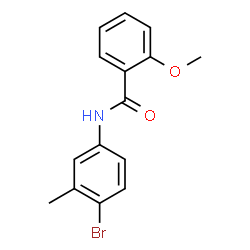 N-(4-Bromo-3-methylphenyl)-2-methoxybenzamide structure