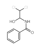 Benzamide, N-(2,2-dichloro-1-hydroxyethyl)- Structure
