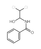 Benzamide, N-(2,2-dichloro-1-hydroxyethyl)-结构式