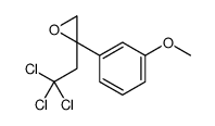 2-(3-methoxyphenyl)-2-(2,2,2-trichloroethyl)oxirane结构式