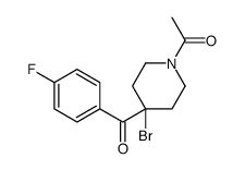 1-[4-bromo-4-(4-fluorobenzoyl)piperidin-1-yl]ethanone Structure