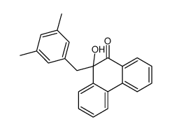 10-[(3,5-dimethylphenyl)methyl]-10-hydroxyphenanthren-9-one Structure