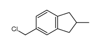 5-(chloromethyl)-2-methyl-2,3-dihydro-1H-indene结构式