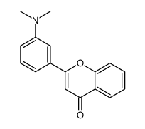 4H-1-Benzopyran-4-one,2-[3-(dimethylamino)phenyl]-(9CI)结构式