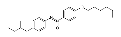 (4-hexoxyphenyl)-[4-(2-methylbutyl)phenyl]imino-oxidoazanium结构式