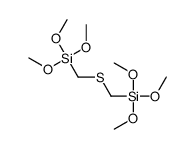 Bis(trimethoxysilylmethyl) sulfide Structure