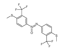 [4-methylsulfanyl-3-(trifluoromethyl)phenyl]-[4-methylsulfanyl-3-(trifluoromethyl)phenyl]imino-oxidoazanium Structure