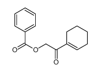 [2-(cyclohexen-1-yl)-2-oxoethyl] benzoate结构式