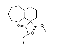 octahydro-pyrido[1,2-a]azepine-1,1-dicarboxylic acid diethyl ester结构式