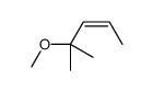 4-methoxy-4-methylpent-2-ene结构式