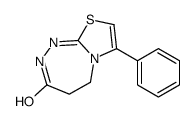 7-phenyl-4,5-dihydro-2H-[1,3]thiazolo[2,3-c][1,2,4]triazepin-3-one结构式