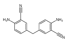 2-amino-5-[(4-amino-3-cyanophenyl)methyl]benzonitrile结构式