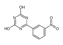 6-(3-nitrophenyl)-1H-1,3,5-triazine-2,4-dione结构式