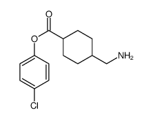 (4-chlorophenyl) 4-(aminomethyl)cyclohexane-1-carboxylate Structure