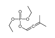 diethyl 3-methylbuta-1,2-dienyl phosphate Structure
