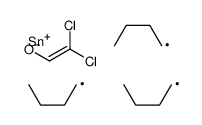 tributyl(2,2-dichloroethenoxy)stannane Structure