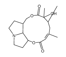 (15Z)-15,16-Didehydro-1α,2,15,20-tetrahydro-12-hydroxy-16a-homo-21-norsenecionan-11,16a-dione Structure