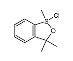 1-Chloro-1,3,3-trimethyl-1,3-dihydro-1λ4-benzo[c][1,2]oxathiole Structure