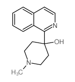4-Piperidinol,4-(1-isoquinolinyl)-1-methyl- Structure
