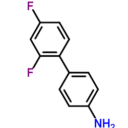 2',4'-Difluoro-4-biphenylamine structure