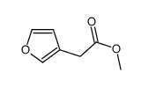 2-(呋喃-3-基)乙酸甲酯结构式