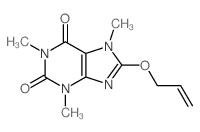 8-Allyloxycaffeine structure