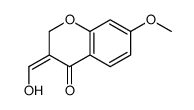 3-(hydroxymethylidene)-7-methoxychromen-4-one结构式