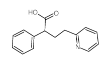 2-Pyridinebutanoicacid, a-phenyl-结构式
