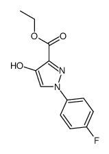 ethyl 1-(4-fluorophenyl)-4-hydroxy-pyrazole-3-carboxylate structure