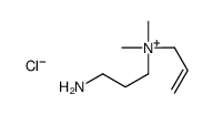 allyl(3-aminopropyl)dimethylammonium chloride Structure