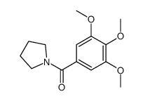 1-(3,4,5-Trimethoxybenzoyl)pyrrolidine structure