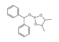 2-benzhydryloxy-4,5-dimethyl-1,3,2-dioxaphospholane结构式