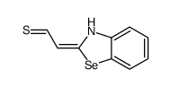 2-(3H-1,3-benzoselenazol-2-ylidene)ethanethial Structure
