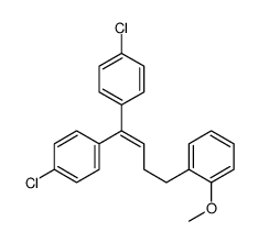1-[4,4-bis(4-chlorophenyl)but-3-enyl]-2-methoxybenzene结构式