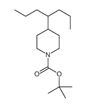 tert-butyl 4-heptan-4-ylpiperidine-1-carboxylate Structure