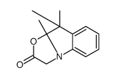 3a,4,4-trimethyl-1H-[1,3]oxazolo[3,2-a]indol-2-one结构式