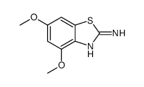 2-Benzothiazolamine,4,6-dimethoxy-(9CI) structure