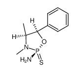 (2R)-3,4c-dimethyl-5c-phenyl-2-thioxo-2λ5-[1,3,2]oxazaphospholidin-2r-ylamine Structure