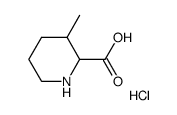 3-methyl-piperidine-2-carboxylic acid hydrochloride Structure